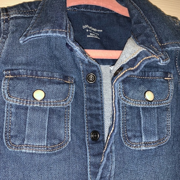 Baby Gap Boys Jean Button Down Shirt - Picture 3 of 4